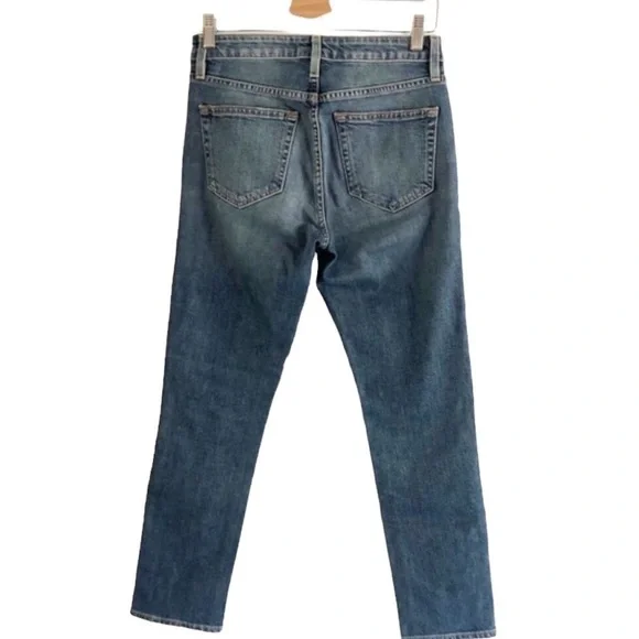 SLVRLAKE 100%Cotton High Rise Straight Jeans 26 - Picture 7 of 11